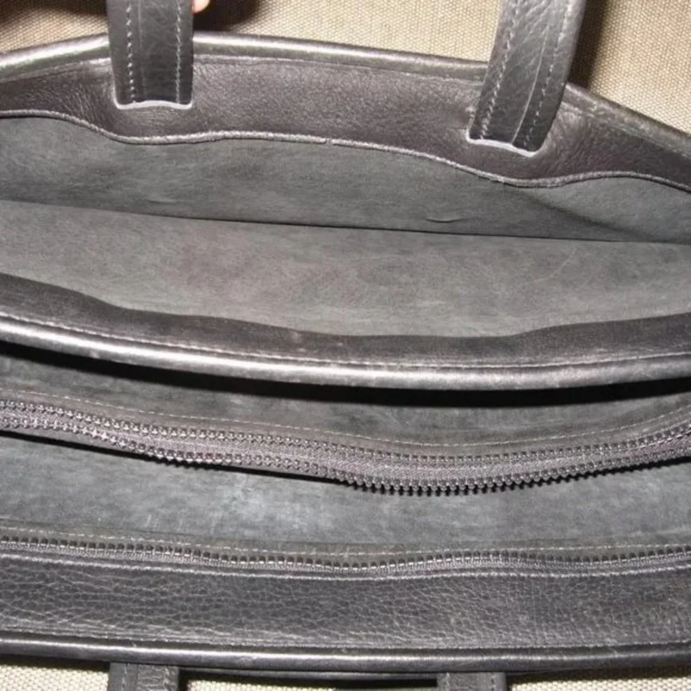 ❤️JACK GEORGES Business Double Gusset Briefcase to Clutch / Laptop Shoulder Bag